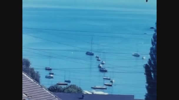 スイス シャフハウゼン1965年 昭和40年 60年代の湖の景観を一定に保つ — ストック動画