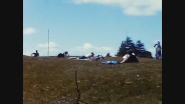 Vigo Fassa Italien Mai 1962 Dolomiten Und Fassatal Landschaft Den — Stockvideo
