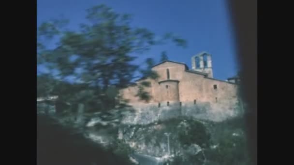 Dodatki Włochy Czerwiec 1969 Krajobraz Apeninach Latach Tych — Wideo stockowe