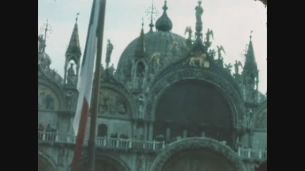 Venecia Italia Mayo 1967 Escena Venecia Los Años — Vídeos de Stock