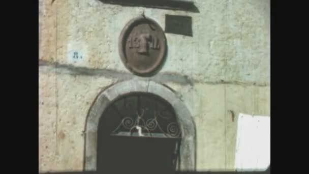 Schignano イタリア1963年6月 Pedzui 家族の紋章 — ストック動画