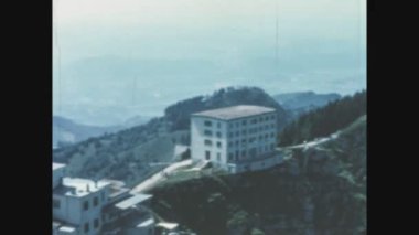 ALMANNO, İtalya 1963: 60 'lardaki Alpler dağı manzarası