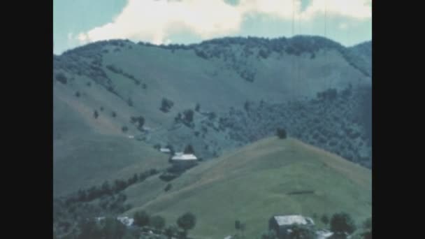 Piani Dei Resinelli Itálie Prosinec 1963 Letní Alpské Panorama Letech — Stock video