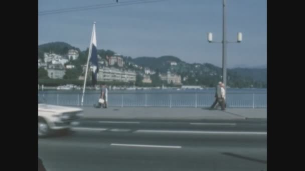 1968年6月26日 意大利科格涅 60年代科格涅市的观点 — 图库视频影像