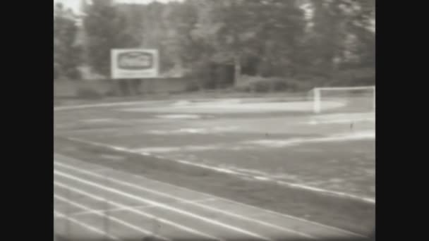 Pavia Italy Hazi Ran 1958 Lerde Talya Gençlik Olimpiyatları — Stok video