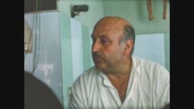 SCHIGNANO, İTALYA 1963: Kasap eti 60 'lı yıllarda doğradı