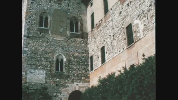 Стреза Италия 1970 Крепость Анжера Италии Годы — стоковое видео