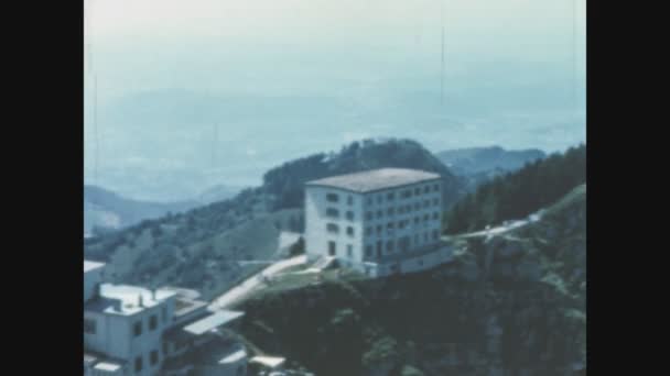 Almanno Italia Junio 1963 Alpes Paisaje Montaña Verano Los Años — Vídeos de Stock