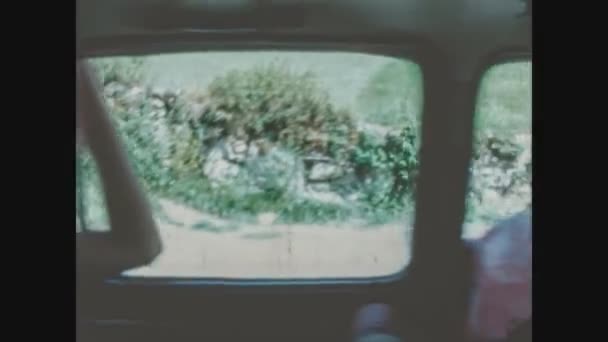 Schignano Włochy Czerwiec 1963 Podróż Samochodem Alpach Latach Tych — Wideo stockowe