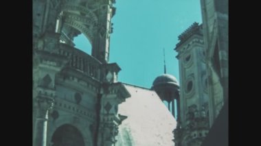 Chenonceaux, Fransa 1970: Chenonceau Kalesi ayrıntıları 70 'lerde