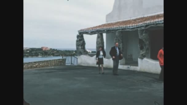 Cagliari Włochy Czerwca 1969 Panorama Południowego Wybrzeża Sardynii Latach — Wideo stockowe