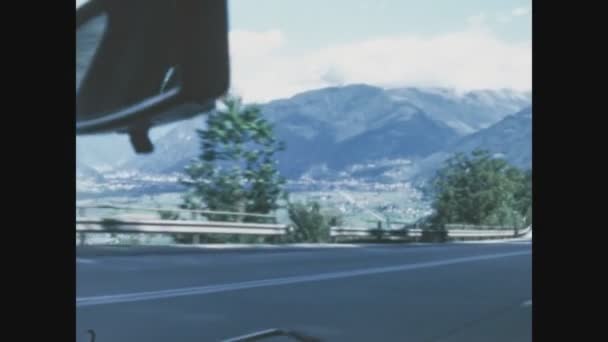 Orta Itália Maio 1968 Viagem Pela Estrada Alpina Nos Anos — Vídeo de Stock