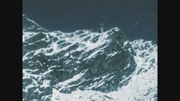 Kastiglione Itálie Květen 1968 Zasněžené Vrcholky Alp Letech — Stock video