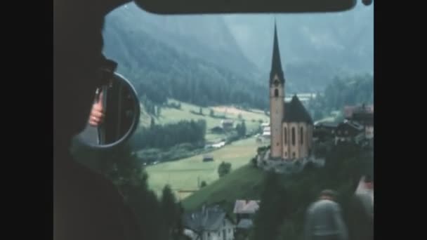 Гросглокнер Аустрия Октор 1964 Год Путешествие Европе Годы — стоковое видео