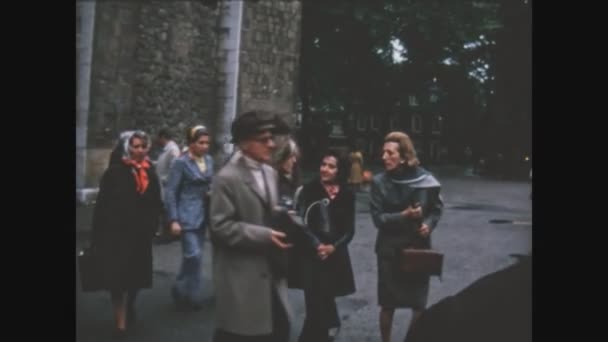 Londres Reino Unido Maio 1969 Edifício Torre Londres Nos Anos — Vídeo de Stock