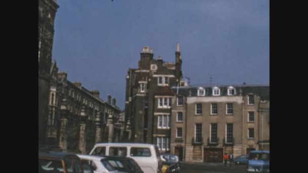 Oxford Reino Unido Maio 1969 Edifício Universitário Oxford Nos Anos — Vídeo de Stock