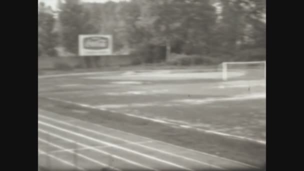 Павия Италия Июнь 1958 Юношеские Олимпийские Игры Годах Италии — стоковое видео