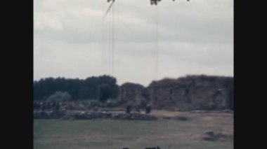 MAILLE, FRNACE Mayıs 1977: 70 'lerde Abbey Maillezais ayaklanmaları