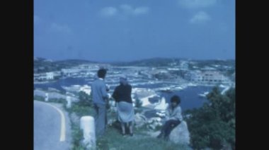 SARDINIA, İtalya Nisan 1980: Sardegna Tatil Köyü