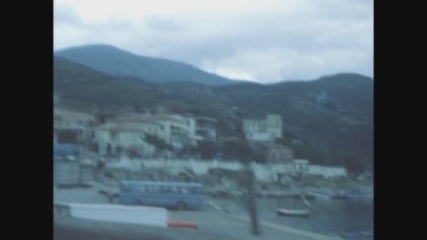 Tropea Itálie 1969 Pohled Pobřeží Středozemního Moře Letech — Stock video