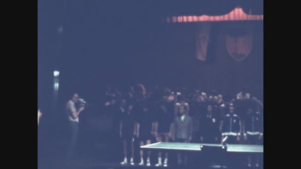 Павія Італія 1965 Чемпіонат Тенісу Років — стокове відео