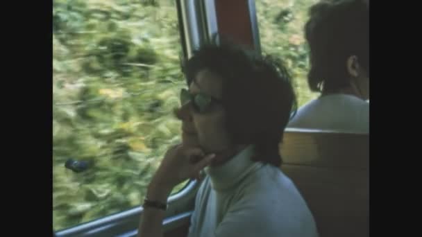 Dolomiti Italia Dicembre 1975 Viaggio Sulle Alpi Negli Anni — Video Stock