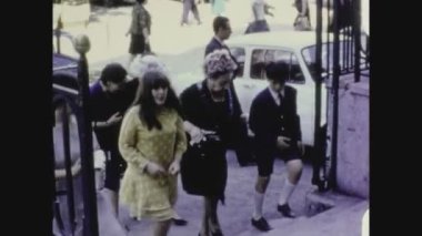 PALERMO, İTALYA MAYIS 1964: 60 'larda düğün davetlileri geldi