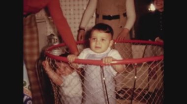 PALERMO, İtalya 1962: 60 'larda ikiz aile anıları