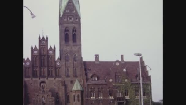 Copenagen Danimarca Giugno 1961 Copenaghen Vista Sulla Città Negli Anni — Video Stock