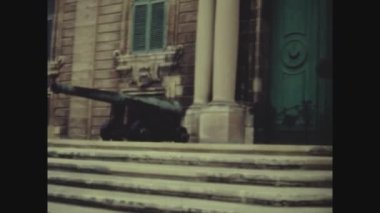 LA VALLETTA, MALTA HAZİRAN 1973: 70 'lerde Malta' daki St. Catherine Kilisesi