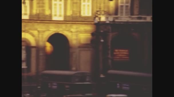 Naples Talya Mayıs 1971 Lerde Napoli Şehir Sokak Manzarası — Stok video