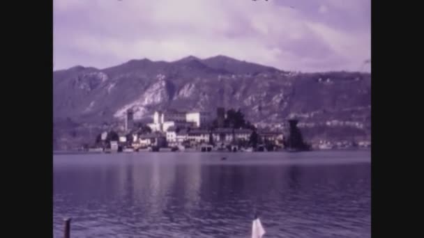 Magreglio Olaszország 1969 Májusa Como Lake View Években — Stock videók