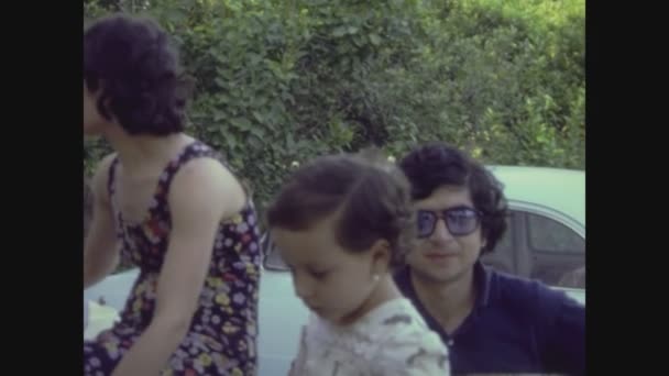 Palermo Italien Juni 1966 Familienerinnerungen Sommerhaus Den 60Er Jahren — Stockvideo