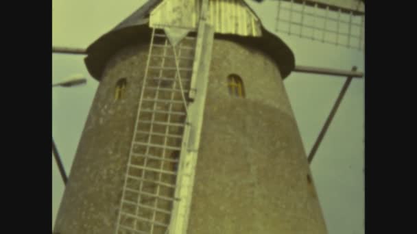 Visegrad Ungheria Maggio 1974 Dettaglio Mulino Vento Anni — Video Stock