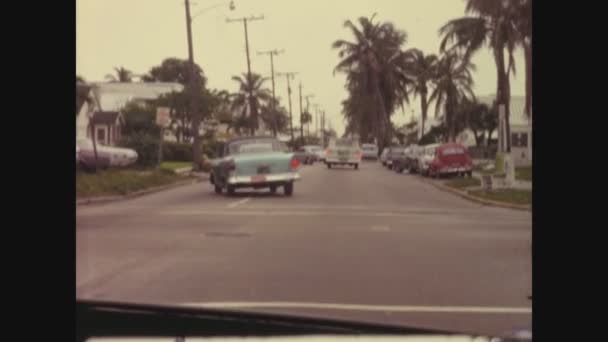 Miami États Unis Juin 1973 Miami Vue Sur Ville Dans — Video