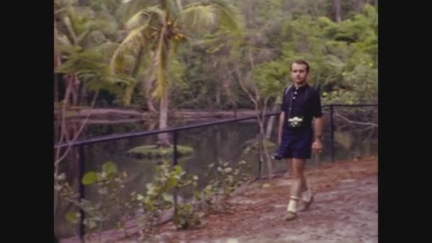 Miami Stati Uniti Giugno 1973 Fotografo Naturalistico Anni — Video Stock