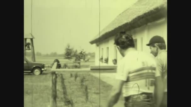 Nuevo México Estados Unidos Mayo 1969 Finca Rural Los Años — Vídeos de Stock