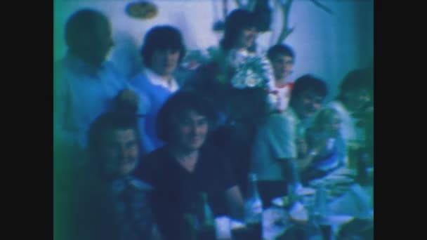 Budapest Hungria Maio 1970 Reunião Familiar Almoço Nos Anos — Vídeo de Stock