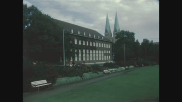 ドイツ マレンテ1986年5月 シュレースヴィヒ ホルシュタイン城80年代 — ストック動画