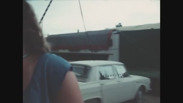 Mijas Hiszpania Czerwca 1979 Przejażdżka Powozem Konnym Mijas Latach Tych — Wideo stockowe