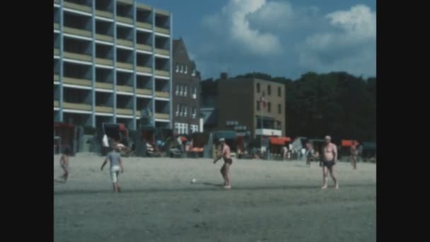 Foehr Jermany June 1985 Pemandangan Pantai Foehr Tahun — Stok Video