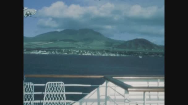 Basseterre Saint Kitts December 1984 Karibiska Öarna Kryssning Talet — Stockvideo