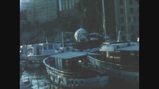 Portofino Italia Giugno 1975 Veduta Portofino Negli Anni — Video Stock