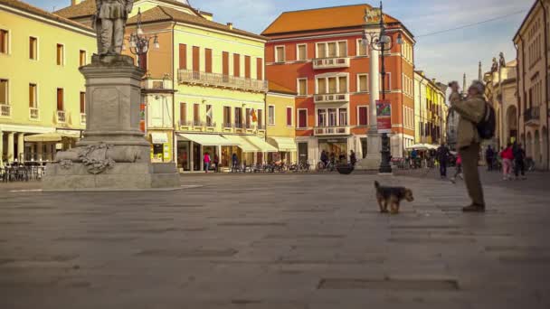 Rovigo Italien April 2022 Die Italienische Stadt Rovigo Mit Dem — Stockvideo