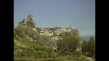 Santo Domingo de la Calzada, İspanya 1975: 70 'lerde Frias manzarası