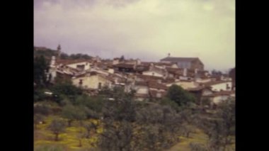 Alentejo, Portekiz Haziran 1970: 70 'lerde Alentejo sokak manzarası