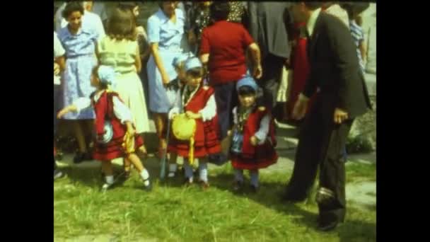 Albacete España Mayo 1976 Semana Santa Albacete Los Años — Vídeos de Stock