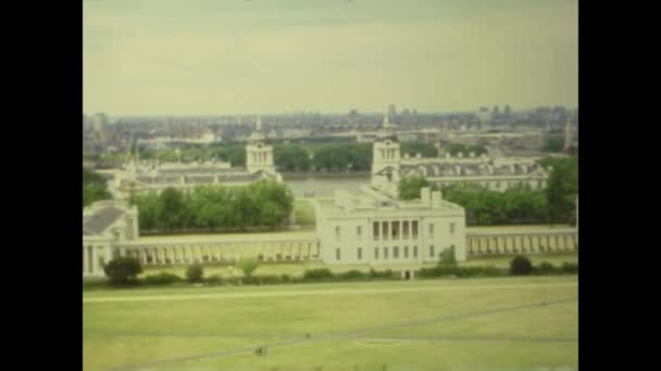 London United Kingdom May 1975 National Maritime Museum London View — Video Stock