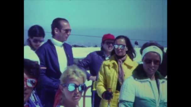 Sierra Nevada Spanien Juni 1975 Szene Den Skigebieten Der Sierra — Stockvideo