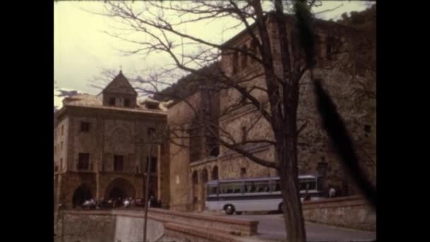 Najera Spain May 1975 Nuestra Senora Valvanera Monastery 70S — стоковое видео